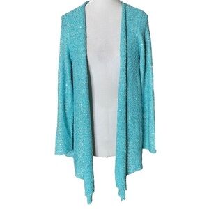 Soft Surroundings Sequin Cardigan. Size Medium